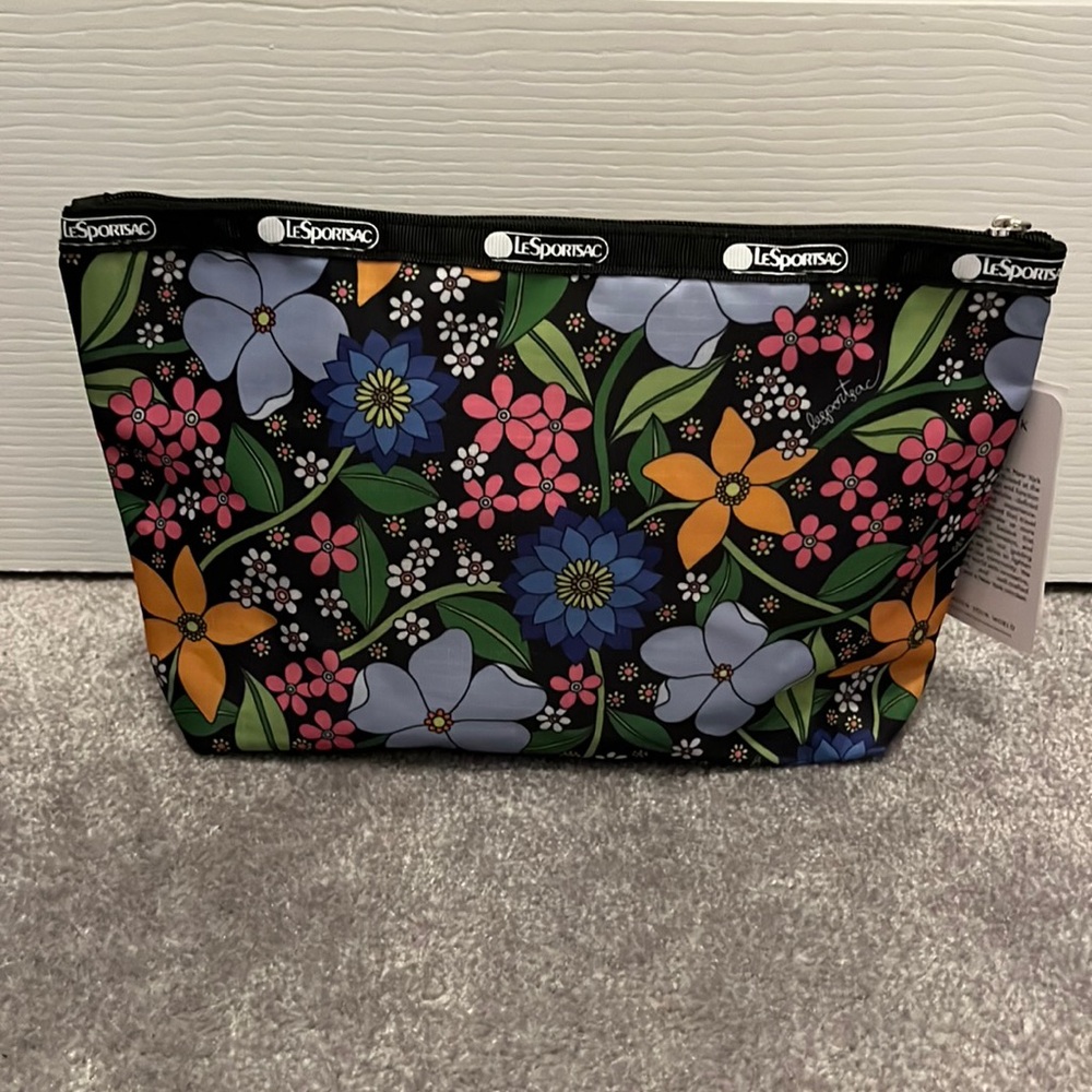 LeSportsac Floral Cosmetic Bag NWT